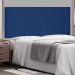 Cabeceira Painel Estofada Cama Box Casal Queen Aquilla 160cm Suede Azul Marinho - Desk Design