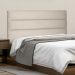 Cabeceira Painel Estofada Cama Box Casal Queen La Italian 160cm Suede Bege - Desk Design
