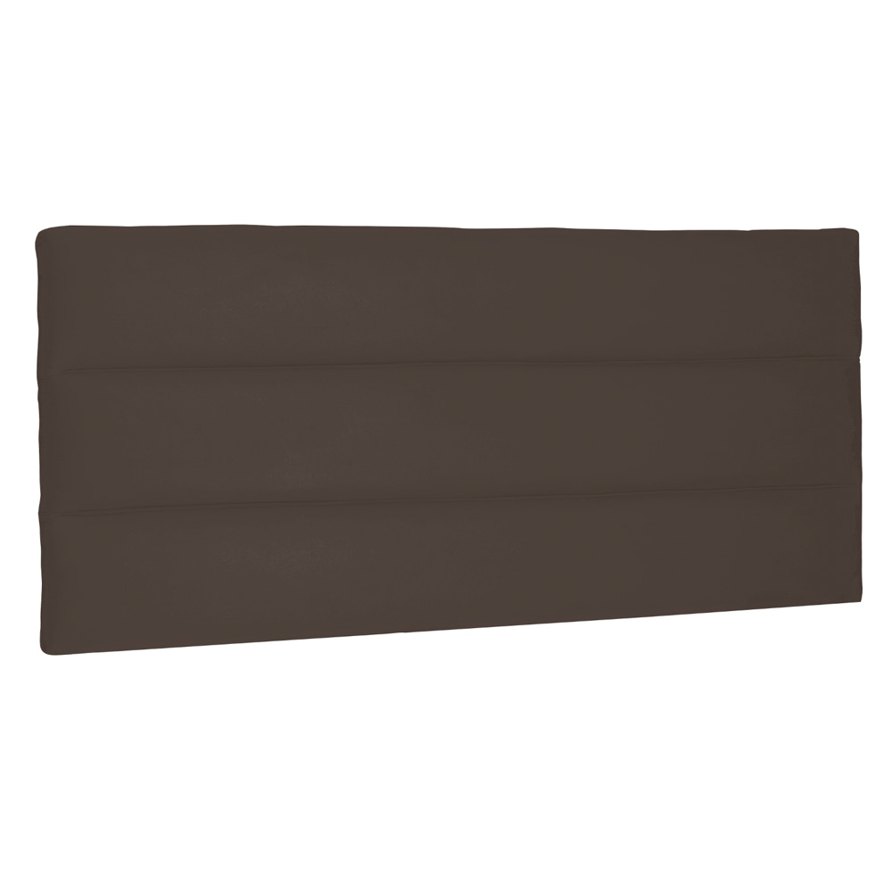 Cabeceira Painel Estofada Cama Box Casal Queen La Italian 160cm Suede Café - Desk Design