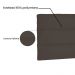 Cabeceira Painel Estofada Cama Box Casal Queen La Italian 160cm Suede Café - Desk Design