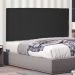 Cabeceira Painel Estofada Cama Box Casal Queen Ravenna 160cm Suede Preto - Desk Design