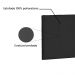 Cabeceira Painel Estofada Cama Box Casal Queen Ravenna 160cm Suede Preto - Desk Design