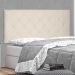 Cabeceira Painel Estofada Cama Box Casal Queen Tânia 160cm Suede Bege - Desk Design