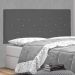 Cabeceira Painel Estofada Cama Box Casal Queen Tânia 160cm Suede Cinza - Desk Design