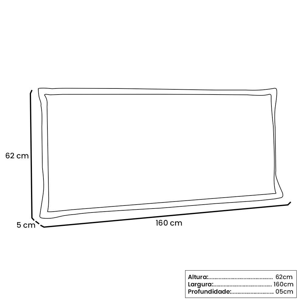 Cabeceira Painel Estofada Cama Box Casal Queen Veneza 160cm Suede Azul Marinho - Desk Design