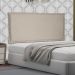 Cabeceira Painel Estofada Cama Box Casal Queen Veneza 160cm Suede Bege - Desk Design