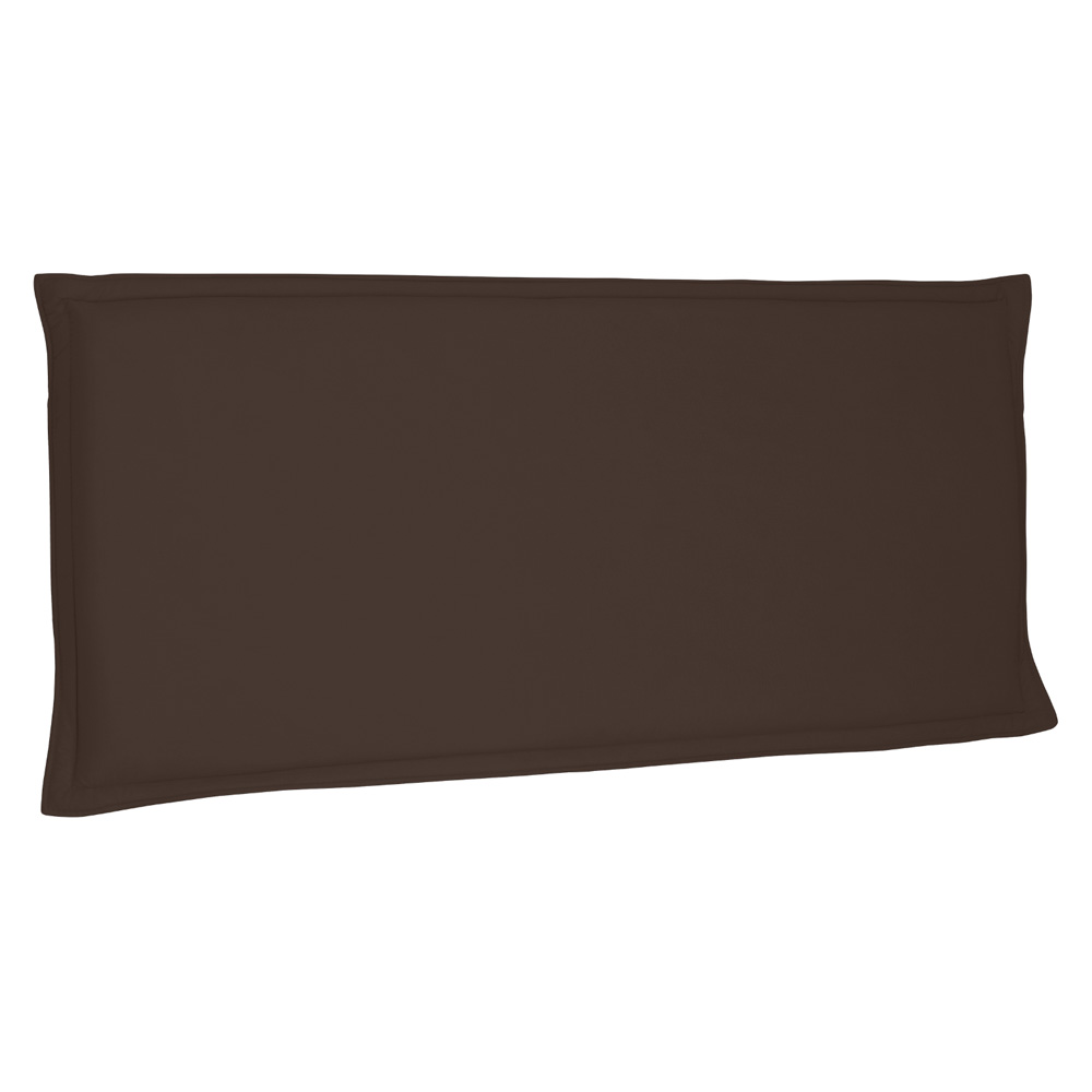 Cabeceira Painel Estofada Cama Box Casal Queen Veneza 160cm Suede Café - Desk Design
