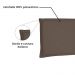 Cabeceira Painel Estofada Cama Box Casal Queen Veneza 160cm Suede Caramelo - Desk Design