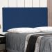 Cabeceira Painel Estofada Cama Box Casal Queen Verona 160cm Suede Azul Marinho - Desk Design