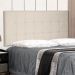 Cabeceira Painel Estofada Cama Box Casal Queen Verona 160cm Suede Bege - Desk Design
