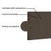 Cabeceira Painel Estofada Cama Box Casal Queen Verona 160cm Suede Caramelo - Desk Design