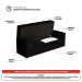 Cabeceira e Calçadeira Báu Casal Padrão Atena 140cm Capitonê Sintético Preto - Desk Design