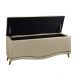 Cabeceira e Calçadeira Baú Cama Box Casal Belize 140cm Corano Areia - Desk Design