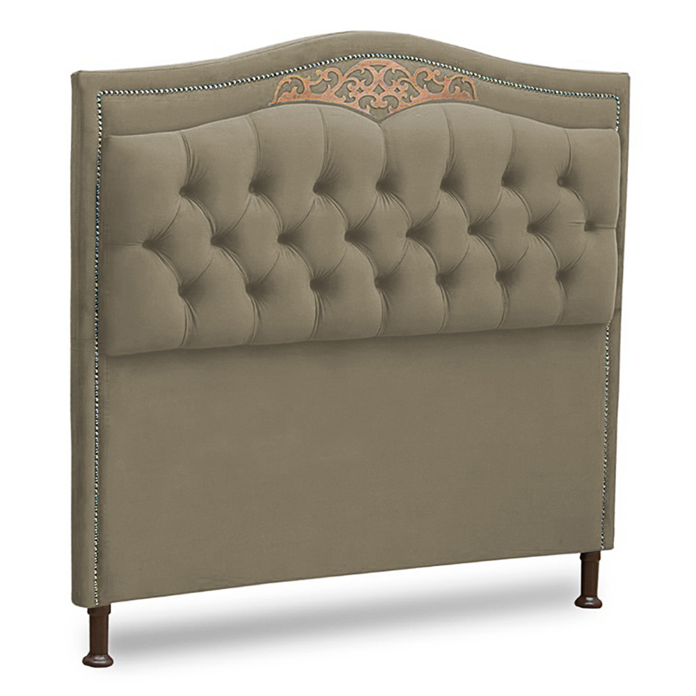 Cabeceira e Calçadeira Baú Cama Box Casal Belize 140cm Corano Areia - Desk Design