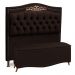 Cabeceira e Calçadeira Baú Cama Box Casal Belize 140cm Corano Marrom - Desk Design