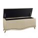 Cabeceira e Calçadeira Baú Cama Box Casal Belize 140cm Linho Areia - Desk Design