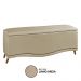 Cabeceira e Calçadeira Baú Cama Box Casal Belize 140cm Linho Areia - Desk Design