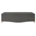Cabeceira e Calçadeira Baú Cama Box Casal Belize 140cm Linho Grafite - Desk Design
