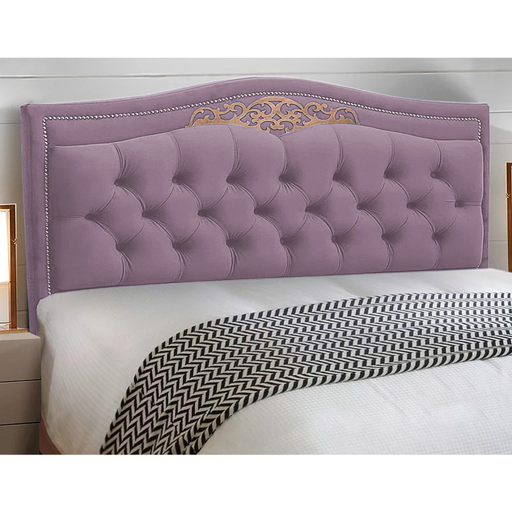 Cabeceira e Calçadeira Baú Cama Box Casal Belize 140cm Luxor Rosê - Desk Design