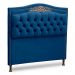 Cabeceira e Calçadeira Baú Cama Box Casal King Size Belize 195cm Luxor Azul Marinho - Desk Design