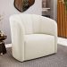 Kit 02 Poltronas Decorativas Abby Bouclê Bege - Desk Design