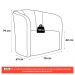 Kit 02 Poltronas Decorativas Abby Bouclê Bege - Desk Design
