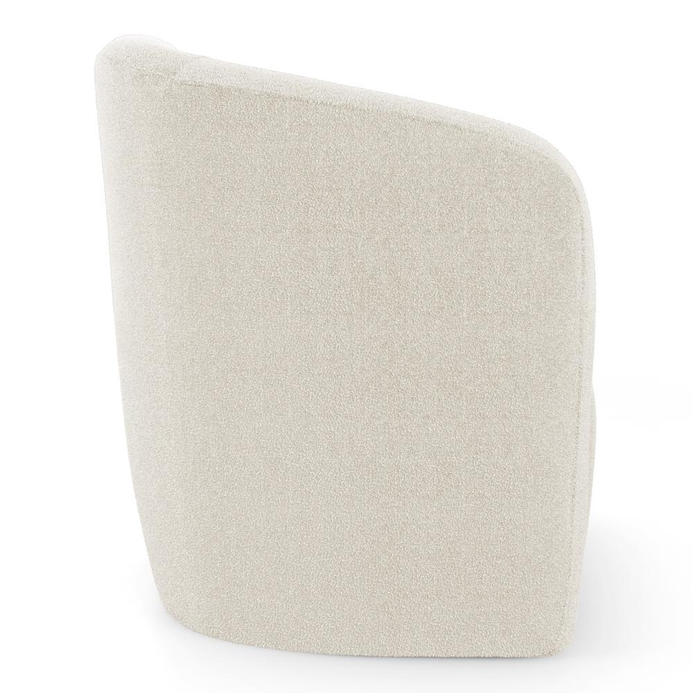 Kit 02 Poltronas Decorativas Abby Bouclê Bege - Desk Design