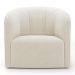 Kit 02 Poltronas Decorativas Abby Bouclê Bege - Desk Design