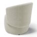 Kit 02 Poltronas Decorativas Aisha Orgânica Bouclê Bege - Desk Design