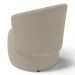 Kit 02 Poltronas Decorativas Aisha Orgânica Suede Bege - Desk Design