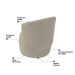 Kit 02 Poltronas Decorativas Aisha Orgânica Suede Bege - Desk Design