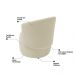 Kit 02 Poltronas Decorativas Aisha Orgânica Suede Bege Claro - Desk Design