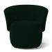Kit 02 Poltronas Decorativas Aisha Orgânica Veludo Verde Escuro - Desk Design