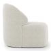 Kit 02 Poltronas Decorativas Kaya Orgânica Bouclê Bege - Desk Design