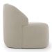 Kit 02 Poltronas Decorativas Kaya Orgânica Veludo Bege - Desk Design