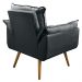 Kit 02 Poltronas Decorativas Sala de Estar Vicky Pés Palito Suede Cinza - Desk Design