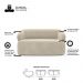 Kit 02 Poltronas Giratória e 01 Sofá Orgânico Glee 03 Lugares 170cm Bouclê Bege - Desk Design