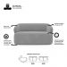 Kit 02 Poltronas Giratória e 01 Sofá Orgânico Glee 03 Lugares 170cm Bouclê Cinza - Desk Design