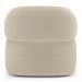 Kit 02 Poltronas Orgânicas Giratória Living Glee Bouclê Bege - Desk Design