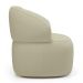 Kit 02 Poltronas Orgânicas Giratória Living Glee Linho Bege - Desk Design