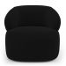 Kit 02 Poltronas Orgânicas Giratória Living Glee Veludo Preto - Desk Design