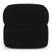 Kit 02 Poltronas Orgânicas Giratória Living Glee Veludo Preto - Desk Design
