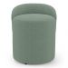 Kit 02 Puffs Banquetas Living Gaia Orgânico com Encosto Baixo Bouclê Verde Menta - Desk Design
