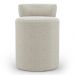 Kit 02 Puffs Decorativos Orgânicos Living Aegon Minimalista Bouclê Bege - Desk Design