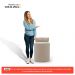 Kit 02 Puffs Decorativos Orgânicos Living Aegon Minimalista Veludo Bege - Desk Design