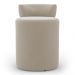 Kit 02 Puffs Decorativos Orgânicos Living Aegon Minimalista Veludo Bege - Desk Design