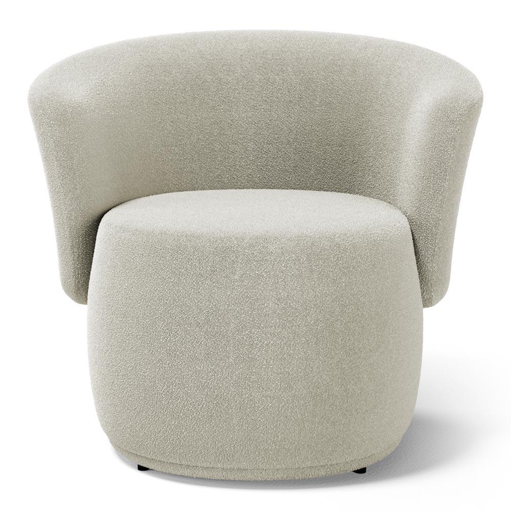 Kit 2 Poltronas e 1 Namoradeira Aisha Orgânica Bouclê Bege - Desk Design
