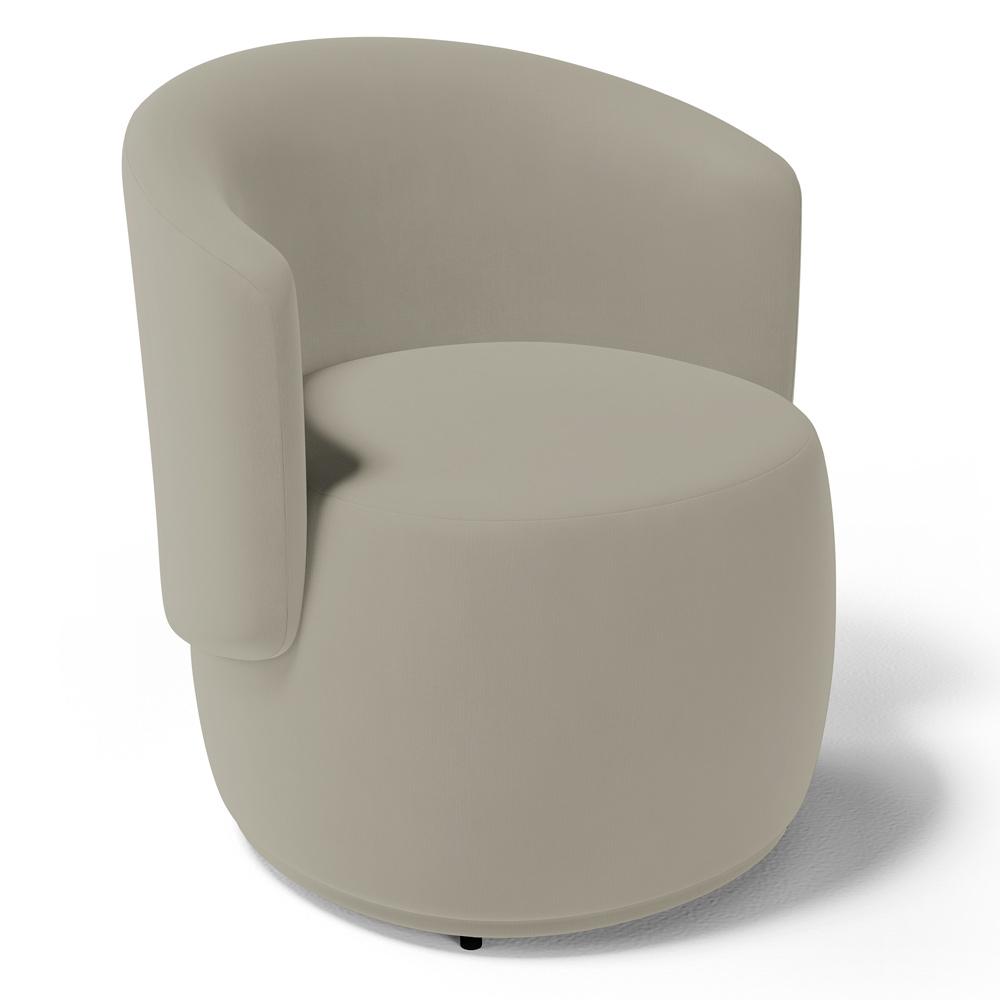 Kit 2 Poltronas e 1 Namoradeira Aisha Orgânica Suede Bege - Desk Design