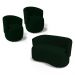 Kit 2 Poltronas e 1 Namoradeira Aisha Orgânica Veludo Verde Escuro - Desk Design
