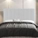 Kit Cabeceira e Baú Cama Box Casal Cora 140cm Sintético Branco - Desk Design